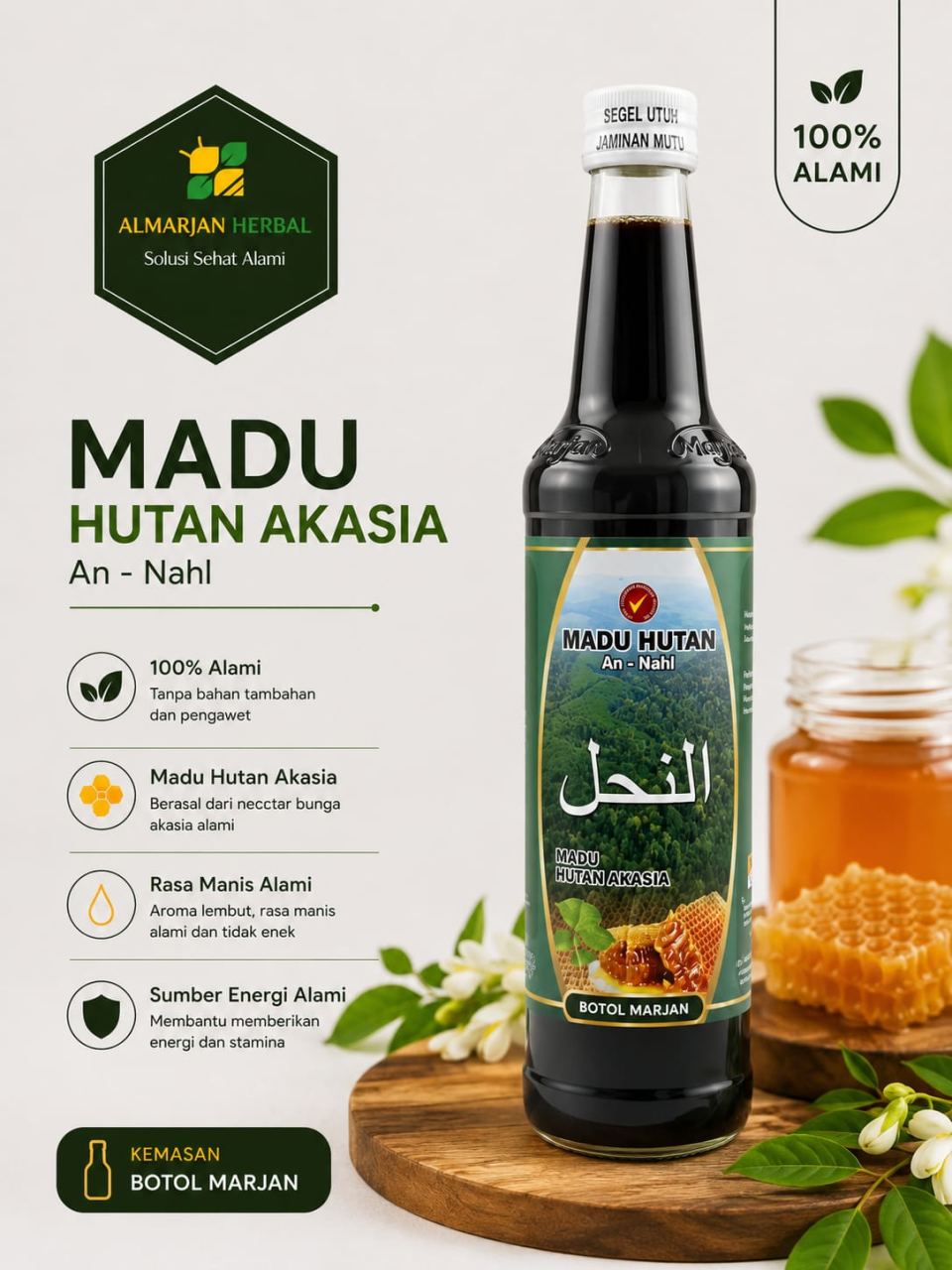 MADU AN NAHL AKASIA BOTOL MARJAN