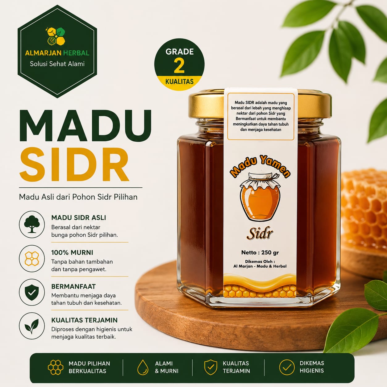 MADU SIDR GRADE 2 250 GRAM