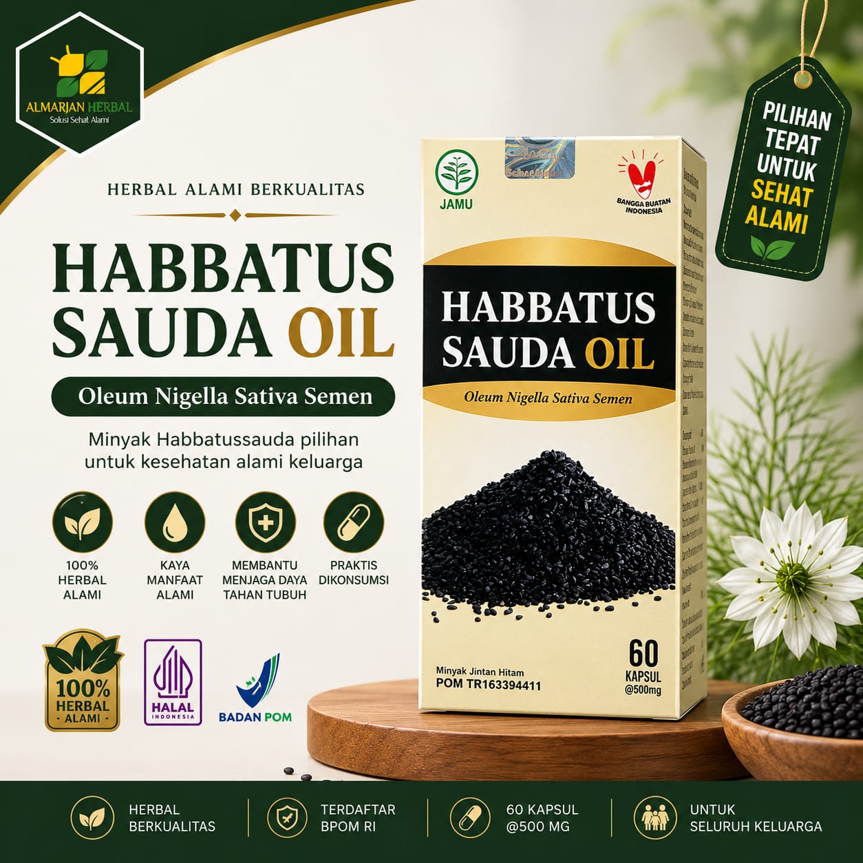 HABBATUS SAUDA OIL 60 KPSL