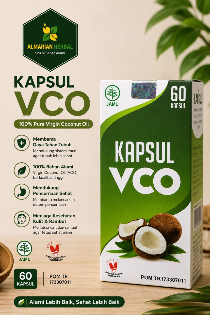 Jual KAPSUL VCO 60 KPSL Asli - Al Marjan