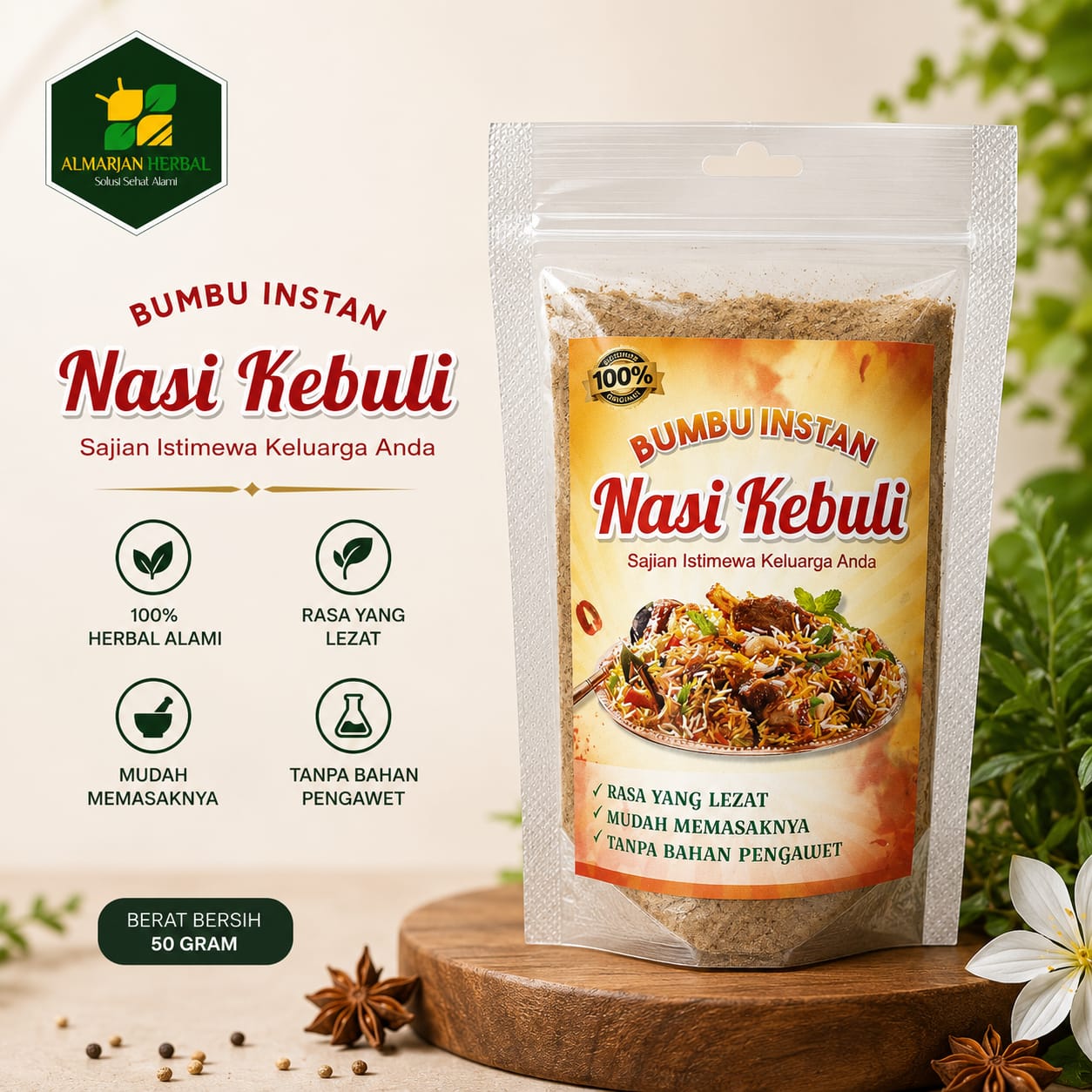 BUMBU NASI KEBULI 50 GRAM