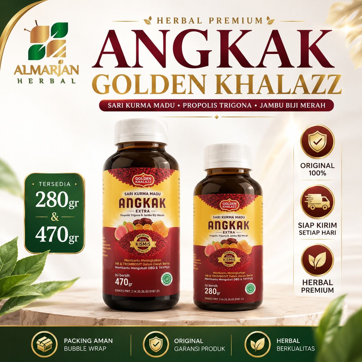 SAKUR ANGKAK EXTRA KISMIS 470 GR GOLDEN KHALLAZZ